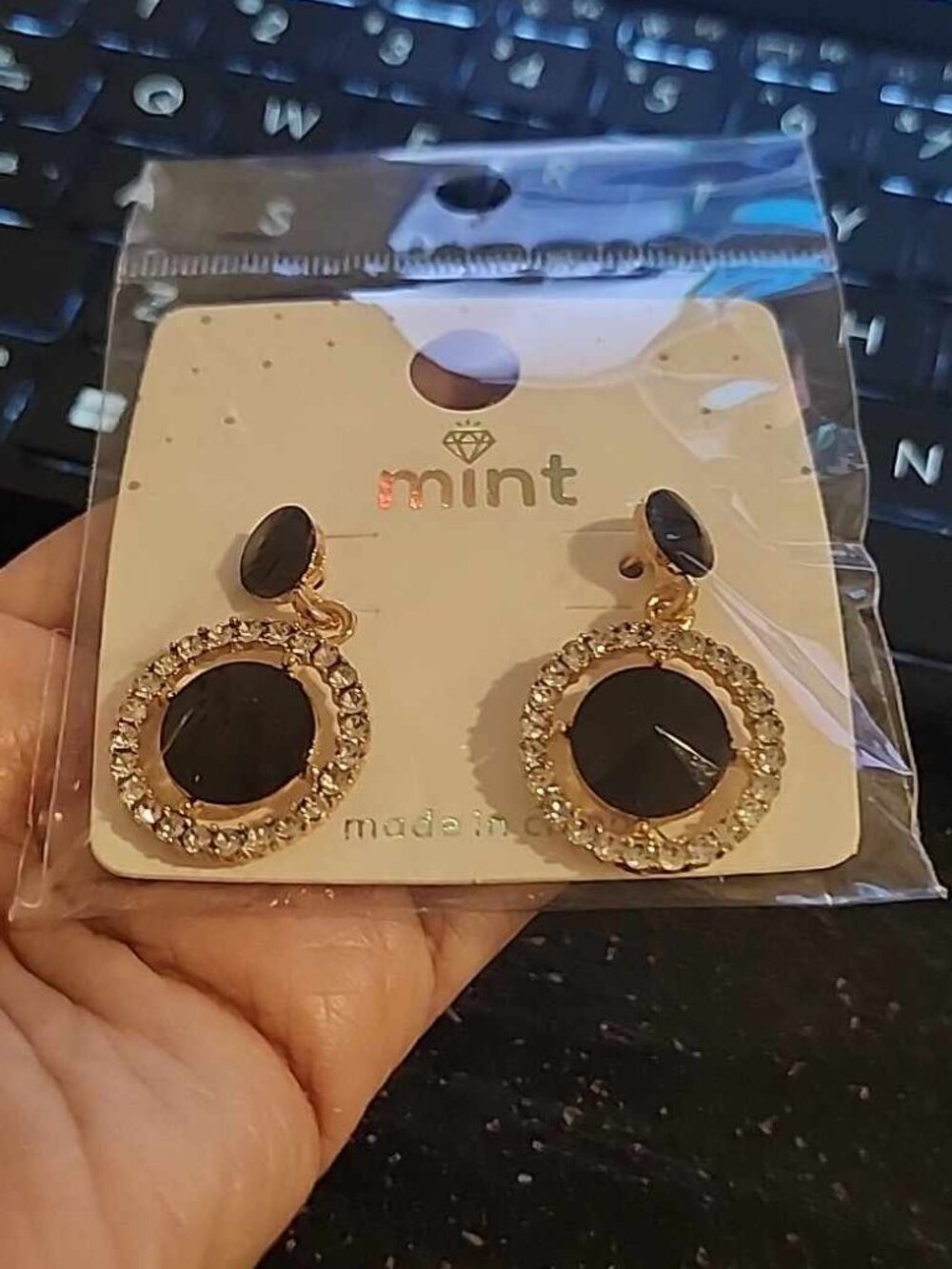 Black Diamond Earrings